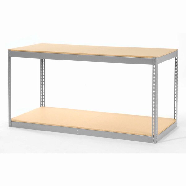 Global Industrial Record Storage Without Boxes 72inW x 30inD x 36inH, Gray 130163 - main